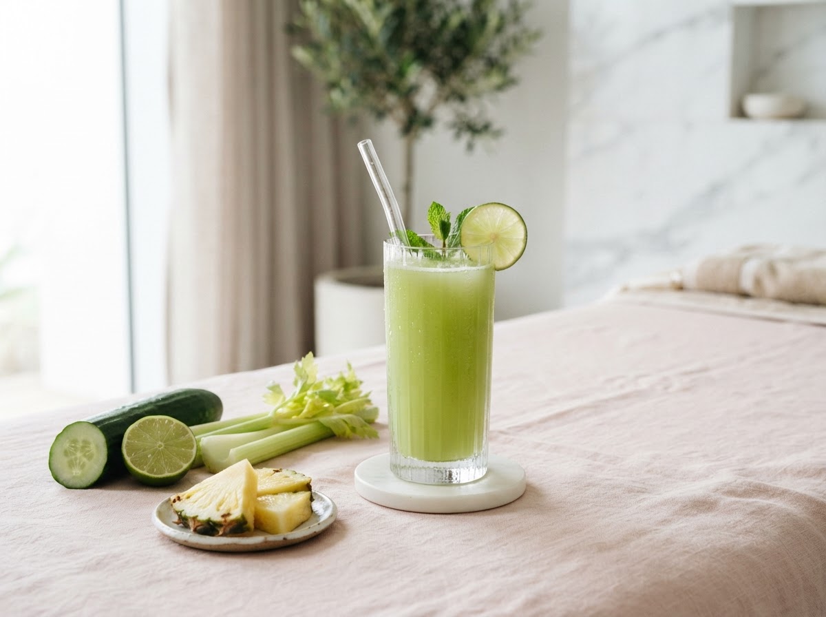 AVSHAPE Liquid Day cucumber and pineapple juice recipe